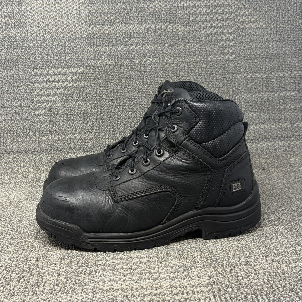 Timberland PRO TiTAN 50507 Men's 9.5M Black 6" Composite Toe Work Boots
